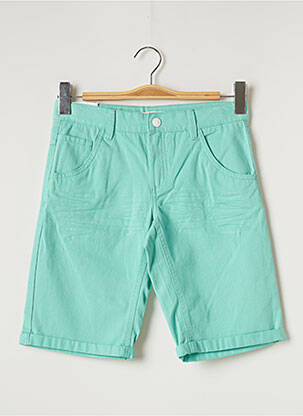 Bermuda stretch taille ajustable vert NAME IT fille