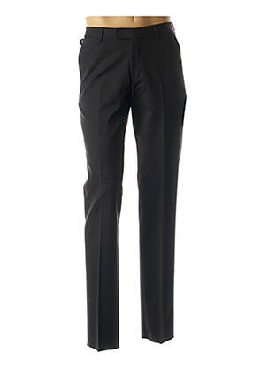 Pantalon casual noir BRUNO SAINT HILAIRE pour homme