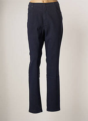 Pantalon slim stretch taille normale bleu LCDN femme