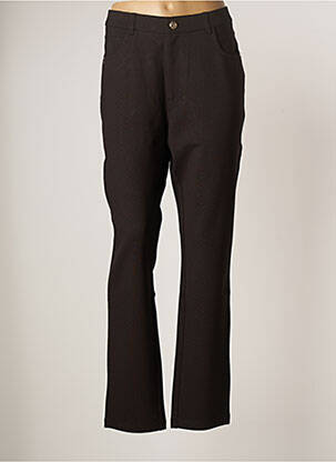 Pantalon slim stretch taille normale marron LCDN femme
