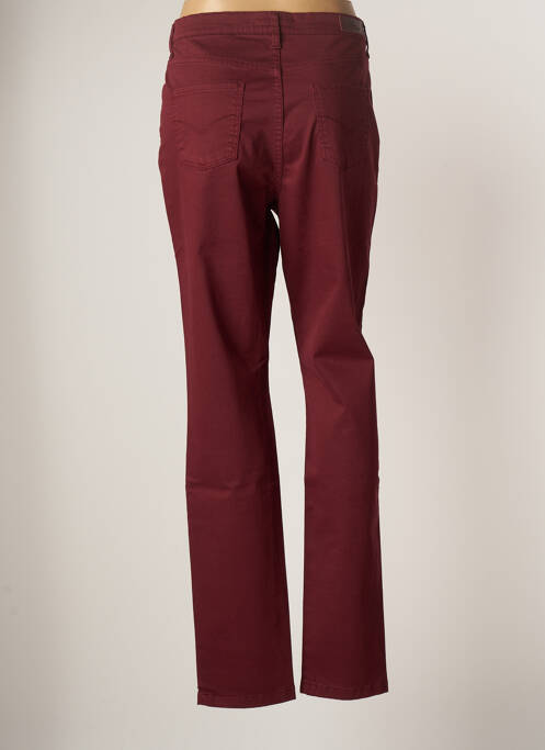 Pantalon slim rouge LCDN pour femme