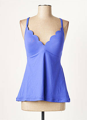 Haut de maillot de bain stretch haut soutien-gorge moulé violet SEAFOLLY femme