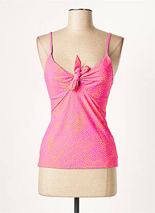 Haut de maillot de bain stretch haut soutien-gorge moulé rose SEAFOLLY femme