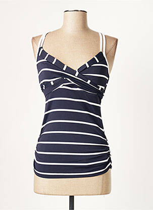 Haut de maillot de bain stretch haut soutien-gorge emboitant bleu SEAFOLLY femme