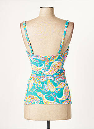 Haut de maillot de bain stretch haut soutien-gorge moulé vert MOONTIDE femme