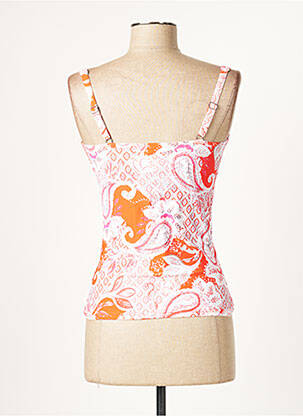 Haut de maillot de bain stretch haut soutien-gorge moulé orange MOONTIDE femme