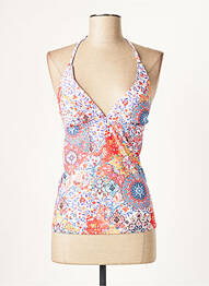 Haut de maillot de bain stretch haut soutien-gorge moulé rouge MOONTIDE femme