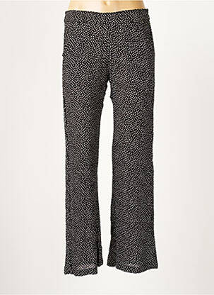 Pantalon flare taille élastique taille normale noir PROTEST femme