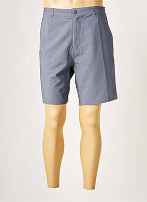 Bermuda stretch taille normale gris WAXX homme