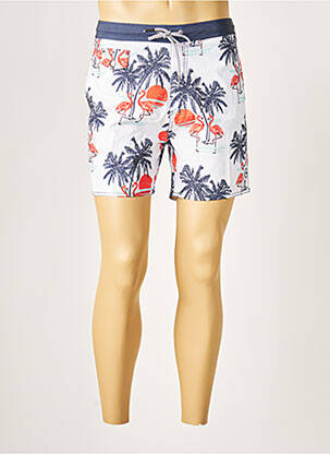 Short de bain fermeture liens à nouer bleu WAXX homme