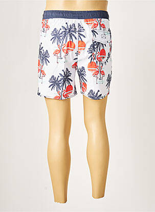 Short de bain fermeture liens à nouer bleu WAXX homme
