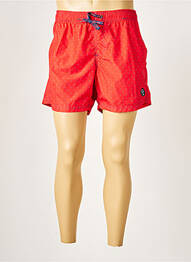 Short de bain imprimé fantaisie rouge NISKO homme