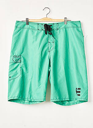 Short de bain fermeture liens à nouer vert ETNIES homme