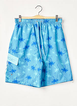Short de bain imprimé fantaisie bleu SUN PROJECT homme