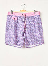 Short de bain imprimé fantaisie rose WAXX homme