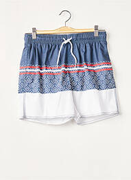 Short de bain imprimé fantaisie bleu WAXX homme