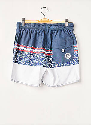Short de bain imprimé fantaisie bleu WAXX homme