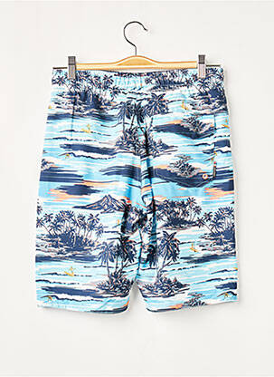 Short de bain effet matière satinée bleu PROTEST garcon