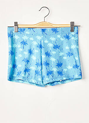Short de bain imprimé fantaisie bleu SUN PROJECT homme