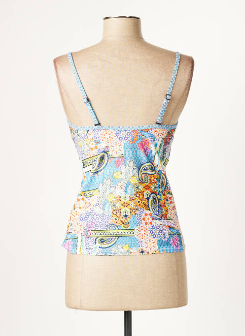 Haut de maillot de bain bleu PIHA pour femme