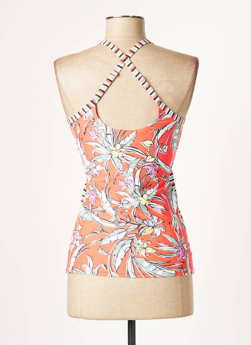 Haut de maillot de bain orange PIHA pour femme