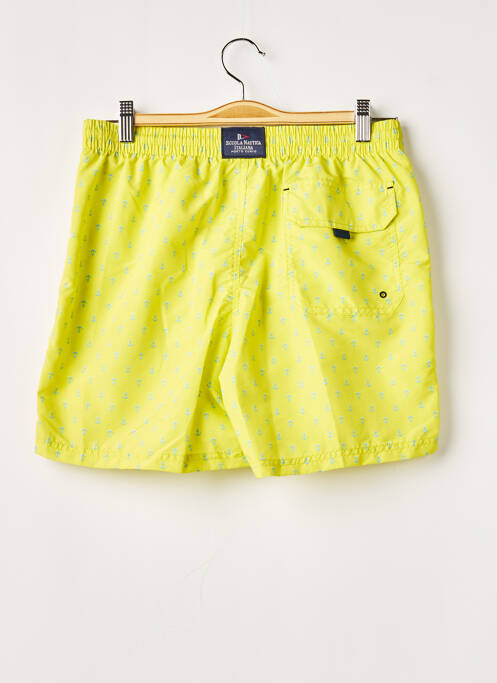 Short de bain jaune SCUOLA NAUTICA ITALIANA pour homme
