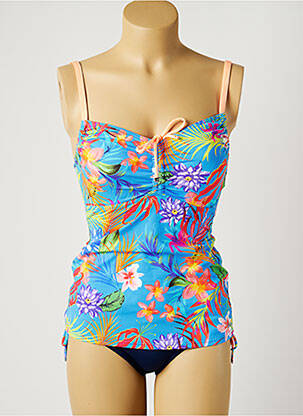 Tankini imprimé fleurs bleu SUN PLAYA femme