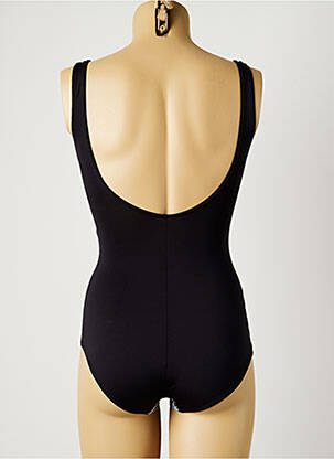 Maillot de bain 1 pièce imprimé fantaisie haut soutien-gorge moulé noir SUN PLAYA femme