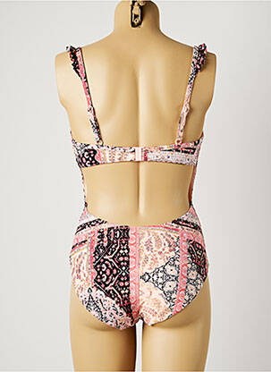 Maillot de bain 1 pièce imprimé fantaisie rose SEAFOLLY femme