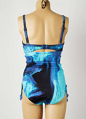 Maillot de bain 1 pièce imprimé fantaisie bleu SEAFOLLY femme