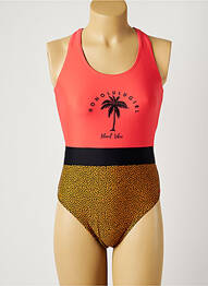 Maillot de bain 1 pièce imprimé fantaisie rose PROTEST fille