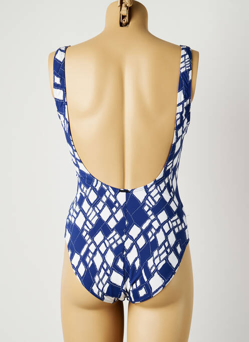 Maillot de bain 1 pièce bleu MOONTIDE pour femme