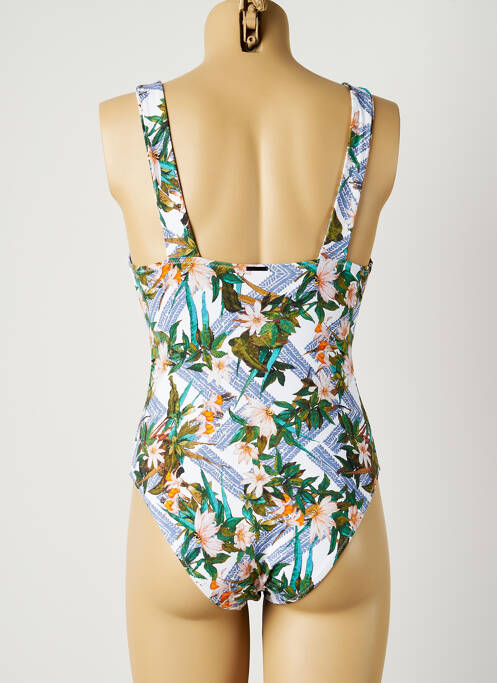 Maillot de bain 1 pièce bleu MOONTIDE pour femme