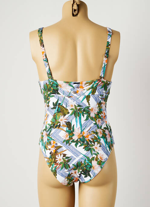 Maillot de bain 1 pièce bleu MOONTIDE pour femme