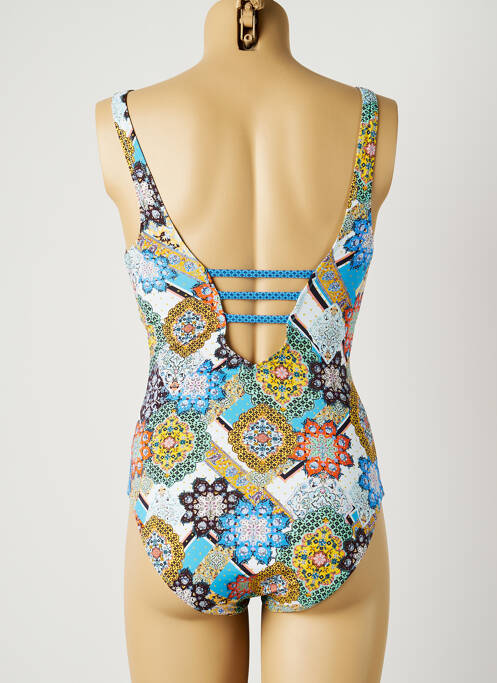 Maillot de bain 1 pièce bleu MOONTIDE pour femme