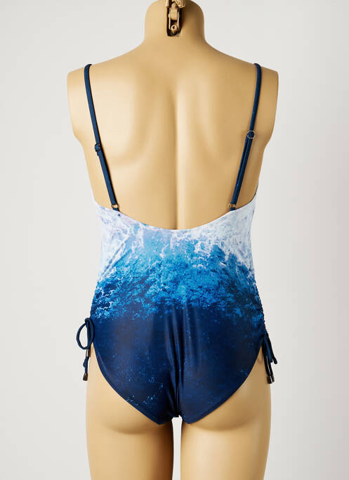 Maillot de bain 1 pièce bleu PIHA pour femme