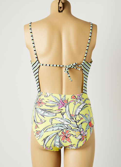 Maillot de bain 1 pièce jaune PIHA pour femme