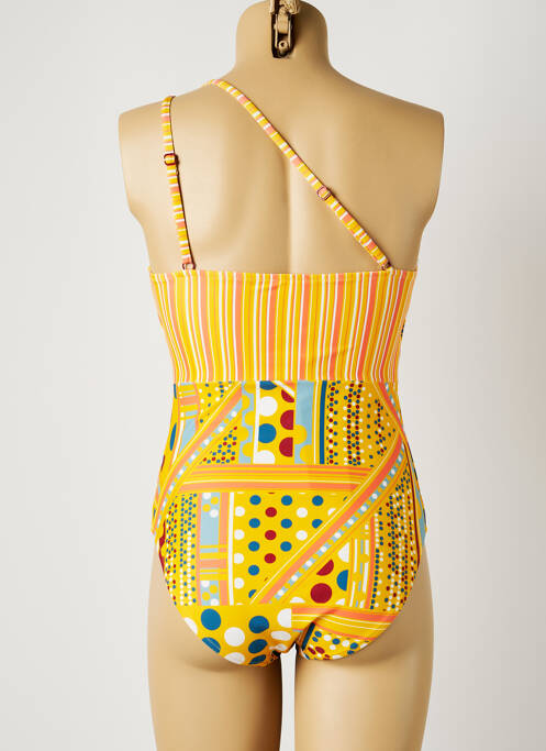 Maillot de bain 1 pièce jaune PIHA femme