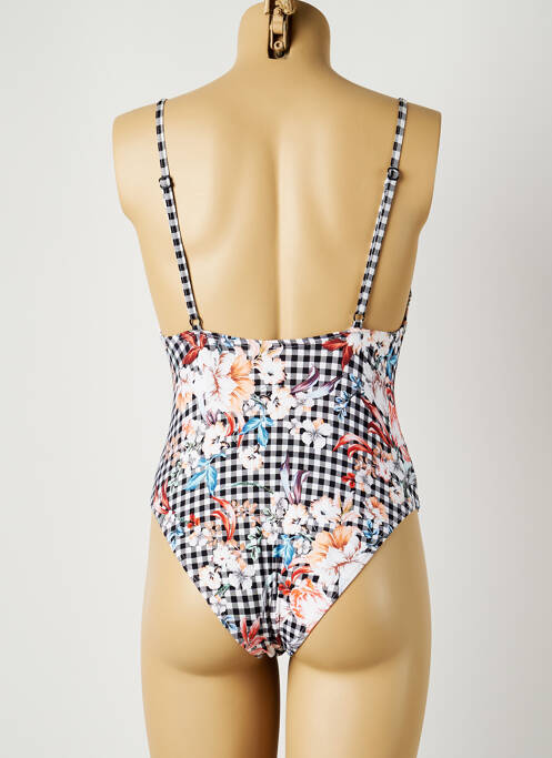 Maillot de bain 1 pièce noir PIHA pour femme