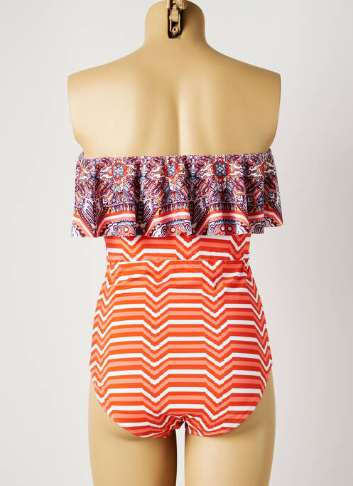 Maillot de bain 1 pièce orange MOONTIDE pour femme