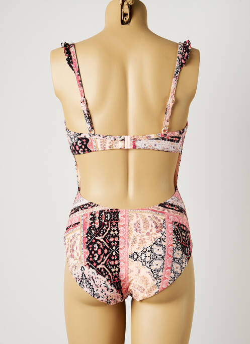 Maillot de bain 1 pièce rose SEAFOLLY pour femme