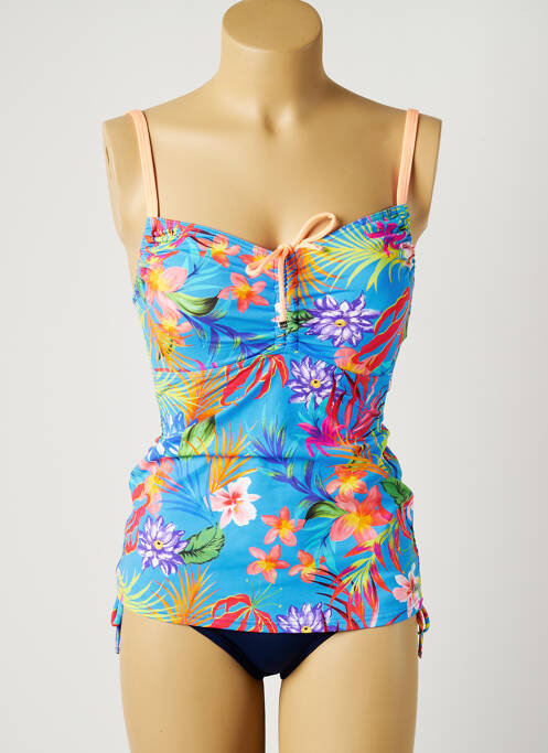 Tankini imprimé fleurs bleu SUN PLAYA femme