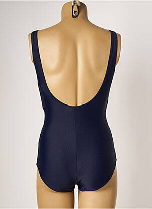Maillot de bain 1 pièce stretch haut soutien-gorge moulé bleu YSABEL MORA femme