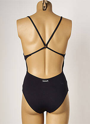 Maillot de bain 1 pièce imprimé fantaisie haut soutien-gorge avec mousse de rembourrage amovible noir BORABORA femme
