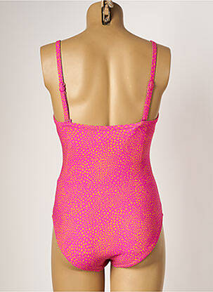 Maillot de bain 1 pièce stretch haut soutien-gorge avec mousse de rembourrage amovible rose SEAFOLLY femme