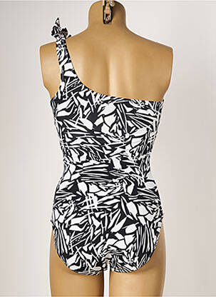 Maillot de bain 1 pièce stretch haut soutien-gorge avec mousse de rembourrage amovible noir MOONTIDE femme