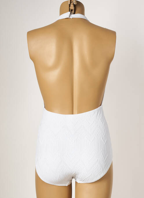 Maillot de bain 1 pièce blanc PIHA pour femme