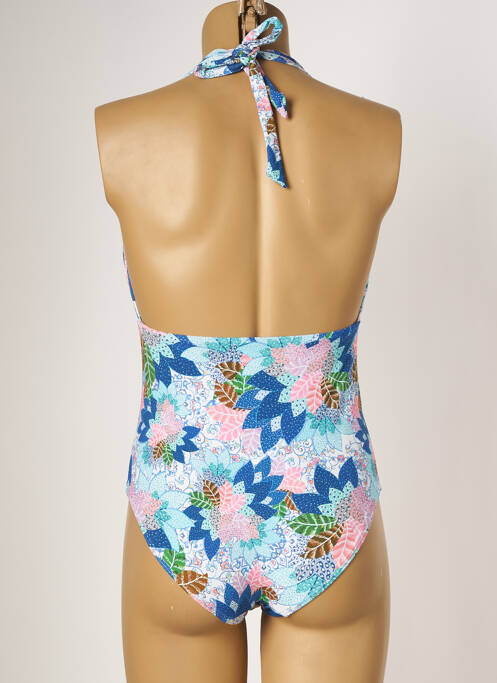 Maillot de bain 1 pièce bleu MOONTIDE pour femme