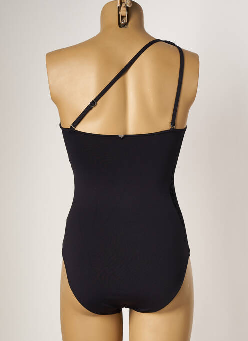 Maillot de bain 1 pièce stretch haut soutien-gorge avec mousse de rembourrage amovible noir LPB femme
