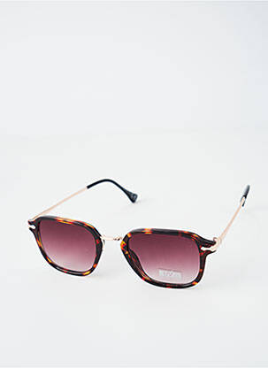 Lunettes de soleil imprimé animal marron CITY VISION EYEWEAR femme